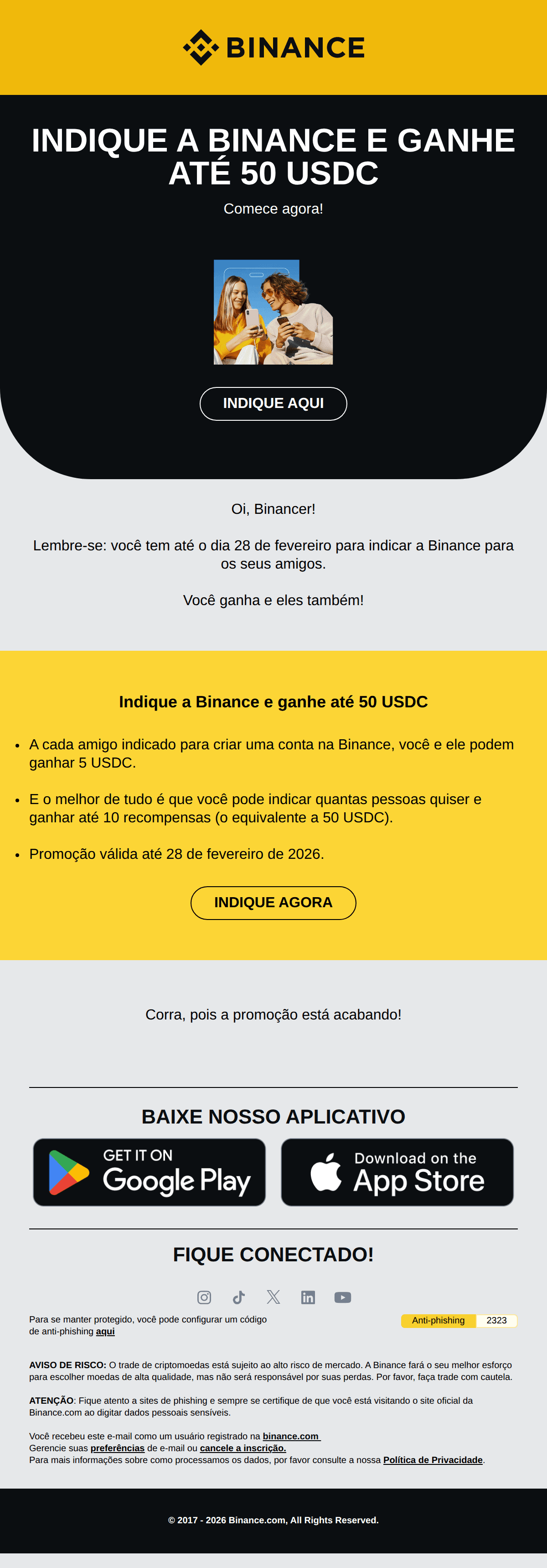 Binance: 🤩 Relação ganha-ganha