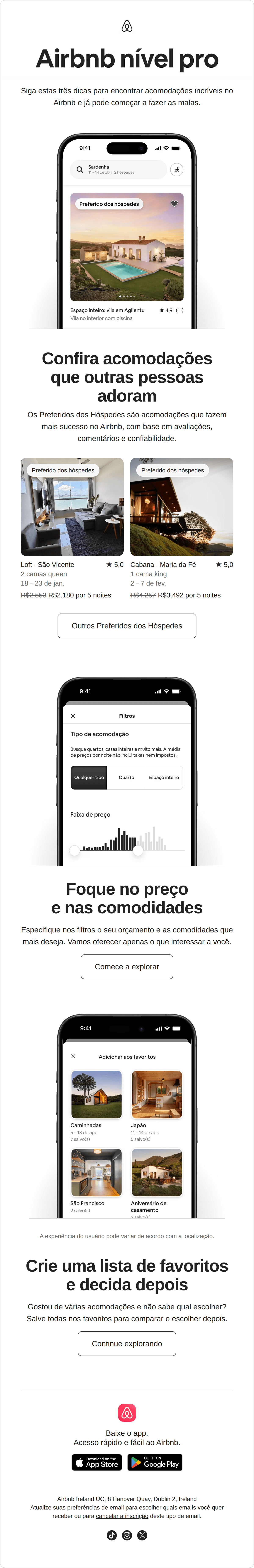 Airbnb: Os viajantes mais experientes conhecem estas 3 dicas do Airbnb
