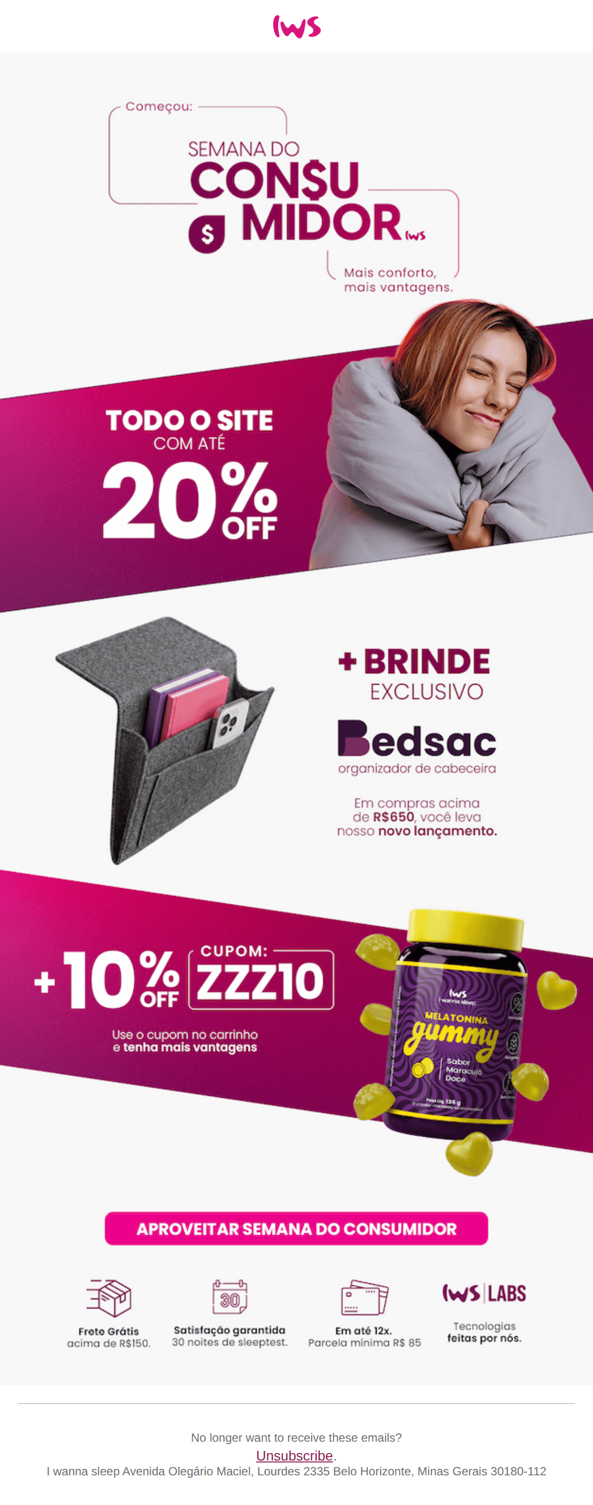 I wanna sleep: Começou! Semana do Consumidor IWS ✨