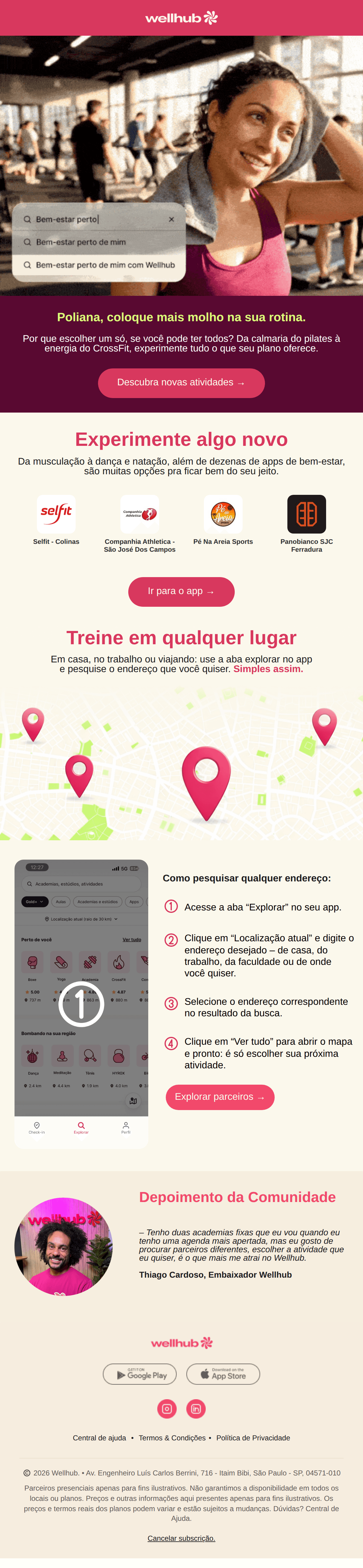 Wellhub: Por que ir à uma academia só?