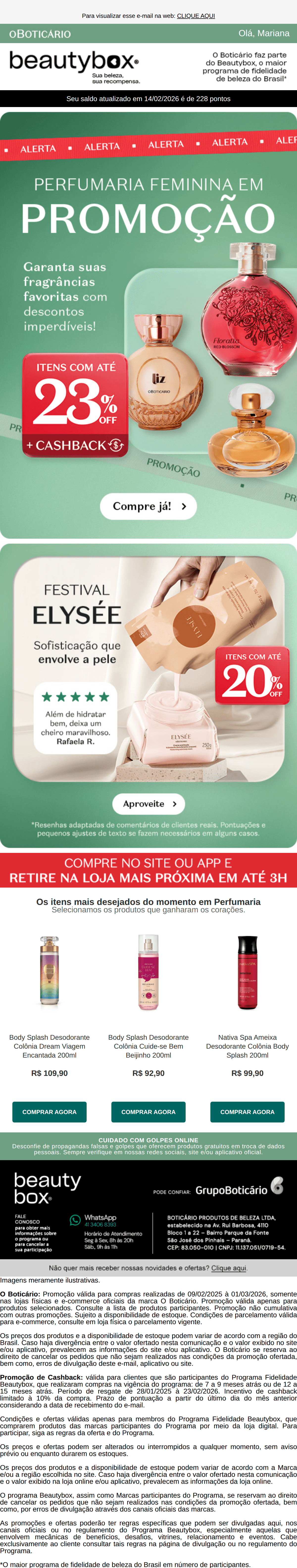 O Boticário: Alerta: promo em perfumaria! 🚨