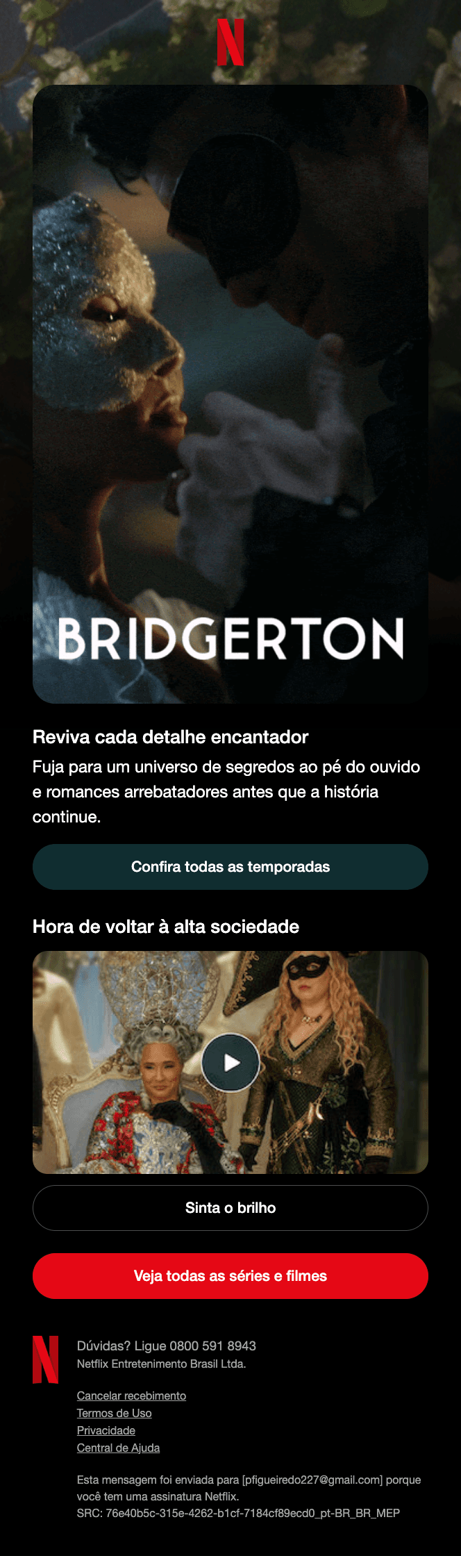 Netflix: Bridgerton continua em breve 🩷